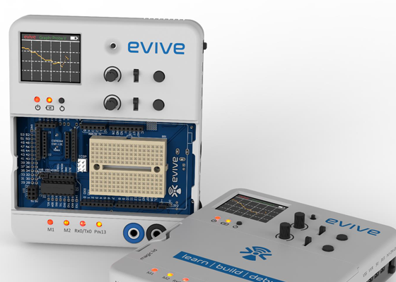 evive - An opensource embedded learning, building & debugging platform (by IITK Students)